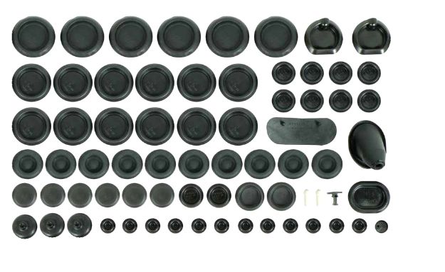 Picture of 1968 Mopar B-Body Rubber Body Plug Super Kit