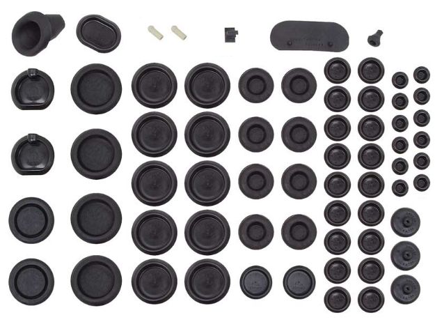Picture of 1969 Mopar B-Body Rubber Body Plug Super Kit