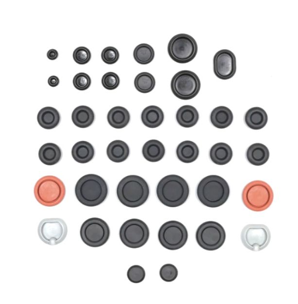 Picture of 1971-74 Mopar E-Body Rubber Body Plug Super Kit