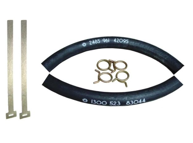 Picture of 1967 Mopar A/B Body 4' Heater Hose Kit w/Clamps with Air Conditioning