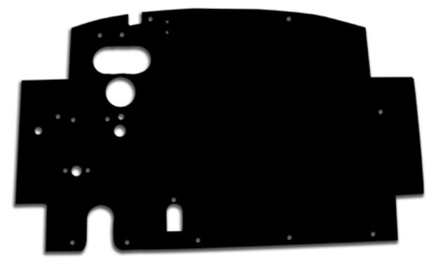 Picture of 1933 Packard Model 1005 V-12 QuietRide Firewall Insulator Pad with Heat and Sound Barrier