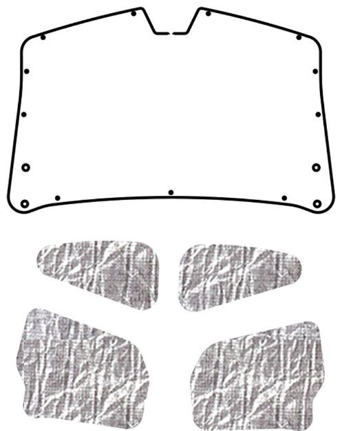 Picture of 1958-1960 AMC American AcoustiTrunk Sound & Heat Barrier Kit by QuietRide Solutions