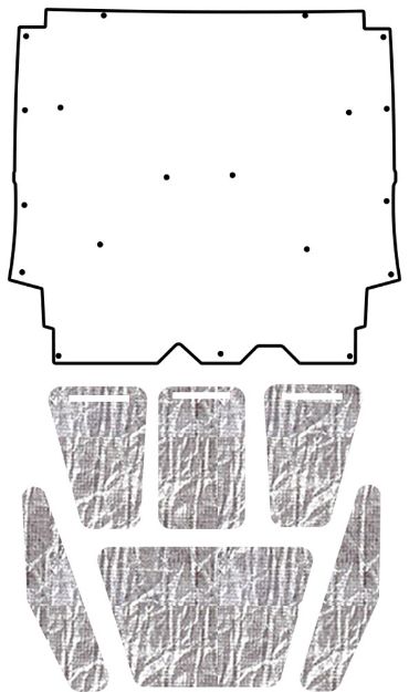 Picture of 1966-1968 Rambler American AcoustiHood Under-Hood Insulation and Sound Barrier Kit