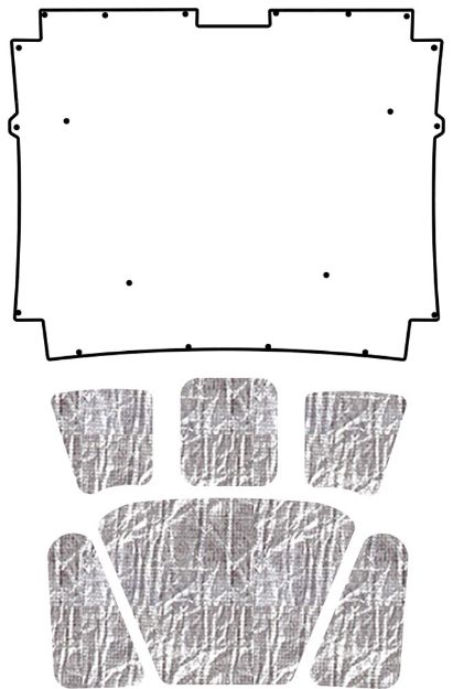Picture of 1963-1964 Rambler Classic AcoustiHood Under-Hood Insulation and Sound Barrier Kit