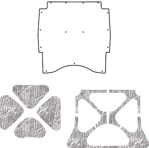 Picture of 1970-1978 AMC Gremlin AcoustiHood Under-Hood Insulation & Sound Barrier Kit