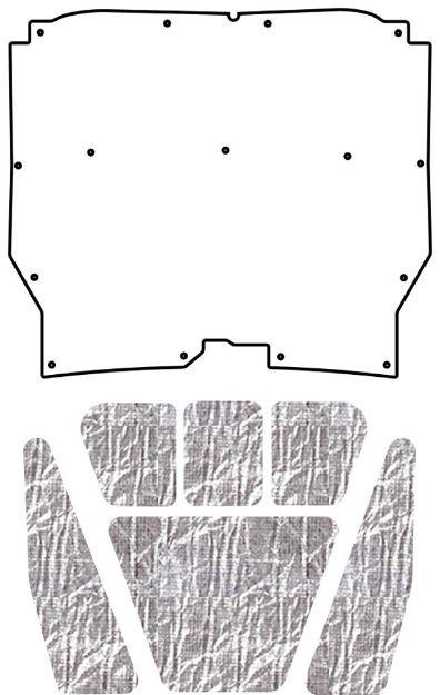 Picture of 1965-66 Marlin AcoustiHood Under-Hood Insulation & Sound Barrier Kit by QuietRide Solutions