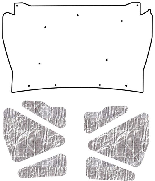 Picture of 1987-1991 Ford Bronco AcoustiHood Under-Hood Insulation and Sound Barrier Kit