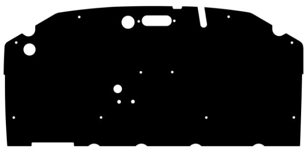 Picture of 1937 Cadillac Series 75 Firewall Insulator Pad by QuietRide Solutions – 3 Layer Heat & Sound Barrier