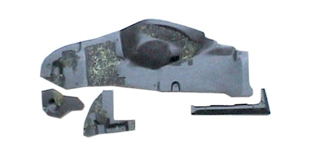 Picture of 1962 Cadillac Model 6039 Firewall Insulator Pad by QuietRide Solutions - Heat & Sound Barrier 4 Piece Set