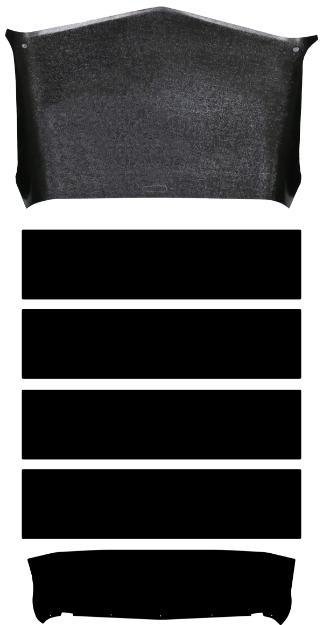 Picture of 1947-1953 Chevy Panel Delivery AcoustiShield Molded Headliner Kit with Panels and Fasteners
