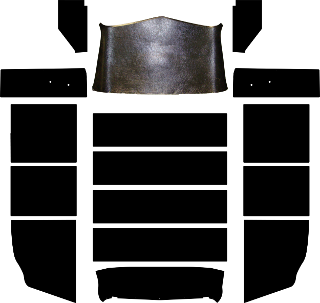 Picture of 1947-1953 Chevy Panel Delivery AcoustiShield Interior Kit - Molded Headliner and Panels