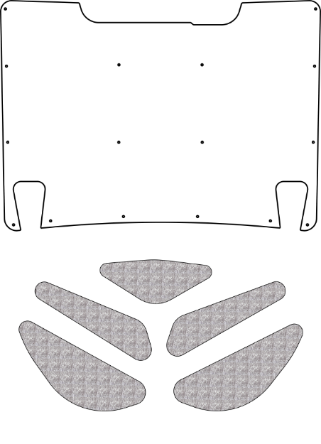 Picture of 1959-1960 Chevrolet Impala Convertible QuietRide AcoustiTrunk Sound & Heat Barrier Kit