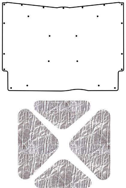 Picture of 1961 Chevrolet AcoustiHood Under-Hood Insulation & Sound Barrier Kit