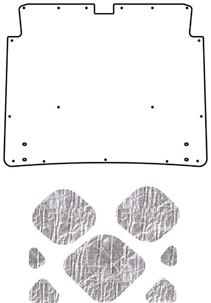 Picture of 1961-1962 Chevrolet AcoustiTrunk Compartment Sound & Heat Barrier Kit by QuietRide Solutions