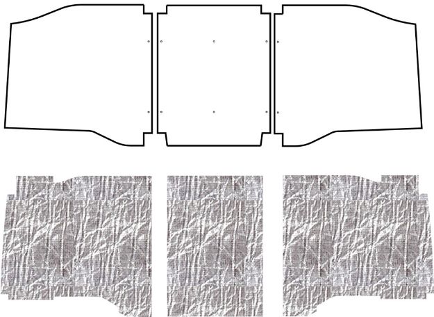 Picture of 1962-1966 Chevrolet Truck AcoustiHood Under-Hood Insulation and Sound Barrier Kit