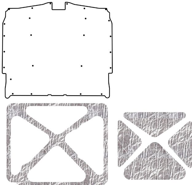 Picture of 1968 Chevrolet AcoustiHood Cover Kit by QuietRide Solutions with HeatShield Insulation Panels