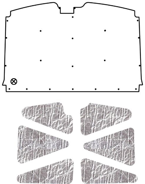 Picture of 1988-1998 Chevrolet Truck QuietRide Solutions AcoustiHood Under Hood Cover Kit