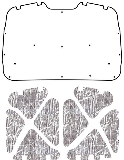 Picture of 1999-2006 Chevrolet 2500/3500 Truck AcoustiHood Under-Hood Insulation & Sound Barrier Kit