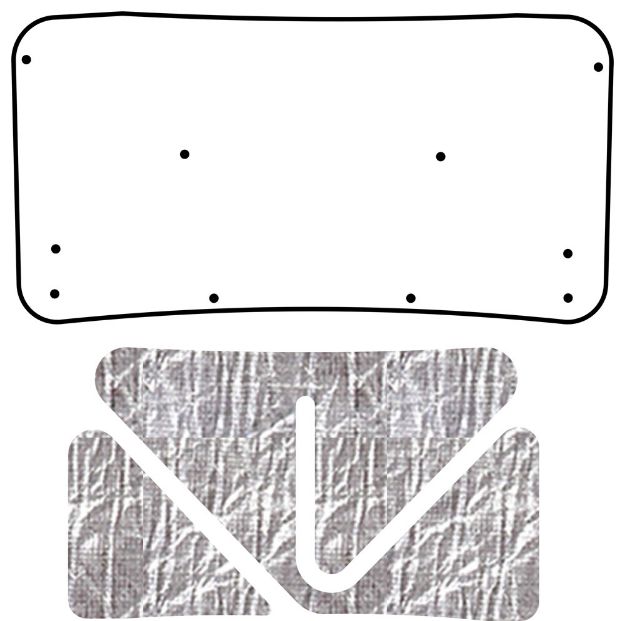 Picture of 1969-1970 Cougar QuietRide Solutions AcoustiHood Under Trunk Cover Kit