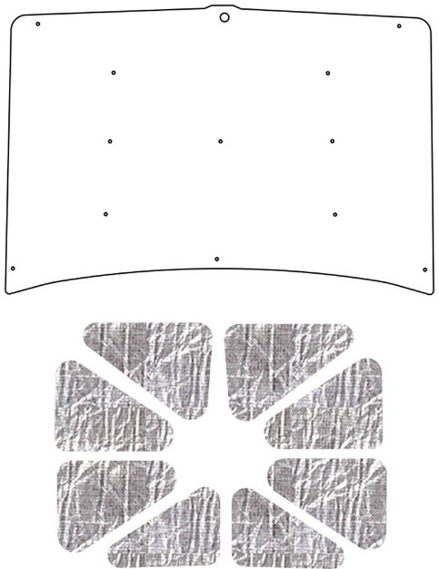 Picture of 1981-1993 Dodge Truck AcoustiHood Under-Hood Insulation & Sound Barrier Kit