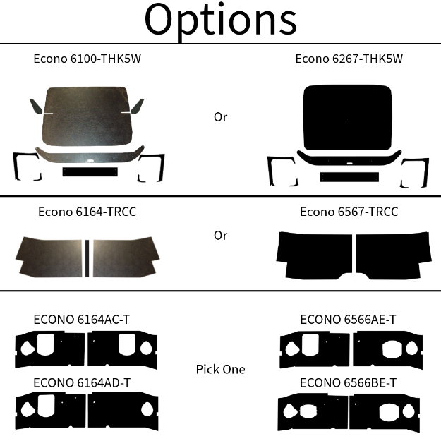 Picture of 1975-1991 Ford Econoline AcoustiShield Complete Insulation Kit by QuietRide Solutions