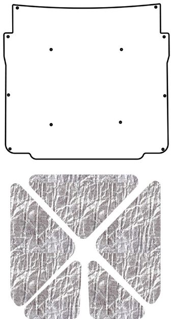 Picture of 1962-1965 Ford Fairlane AcoustiHood Under Hood Cover with HeatShield Insulation Panels