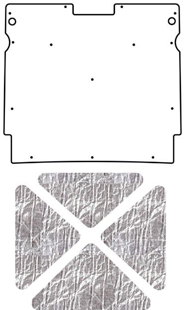 Picture of 1966-1967 Ford Fairlane QuietRide Solutions AcoustiHood Under Hood Cover Kit