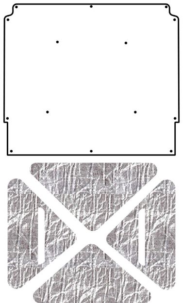 Picture of 1966-1969 Ford Falcon QuietRide AcoustiHood Under-Hood Insulation and Sound Barrier Kit