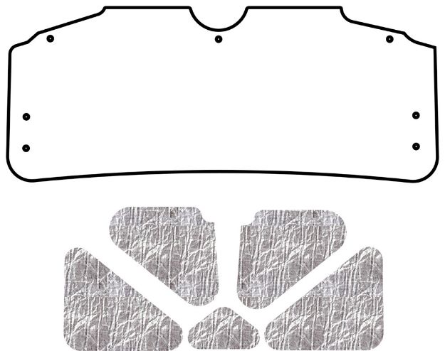 Picture of 1966-1969 Ford Falcon QuietRide AcoustiTrunk Sound & Heat Barrier Kit