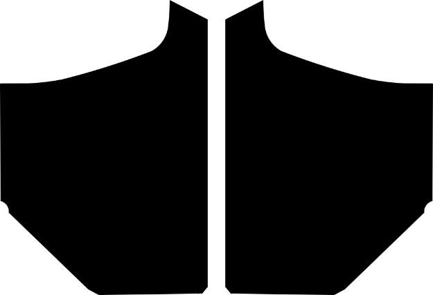 Picture of 1928-1929 Ford Model A Roadster AcoustiShield Cowl Panel Set by QuietRide Solutions Leather Grain ABS
