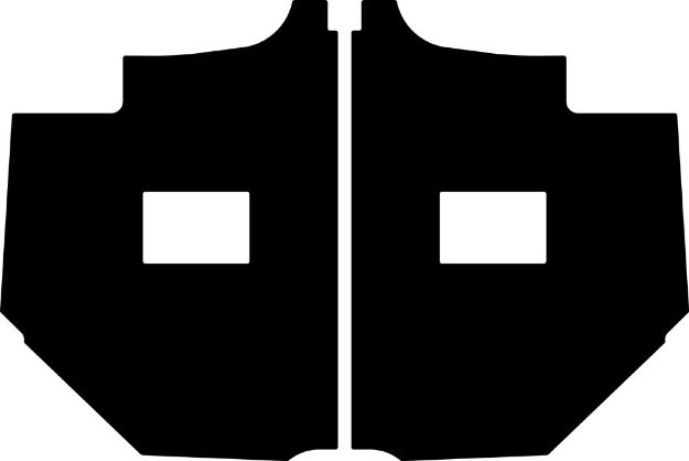 Picture of 1930-1931 Ford Model A Station Wagon AcoustiShield Cowl Side Panels Leather Grain ABS with Pocket