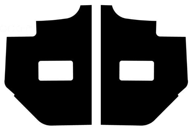 Picture of 1930-1931 Ford Model A Fordor Sedan AcoustiShield Cowl Panel Set Leather Grain ABS