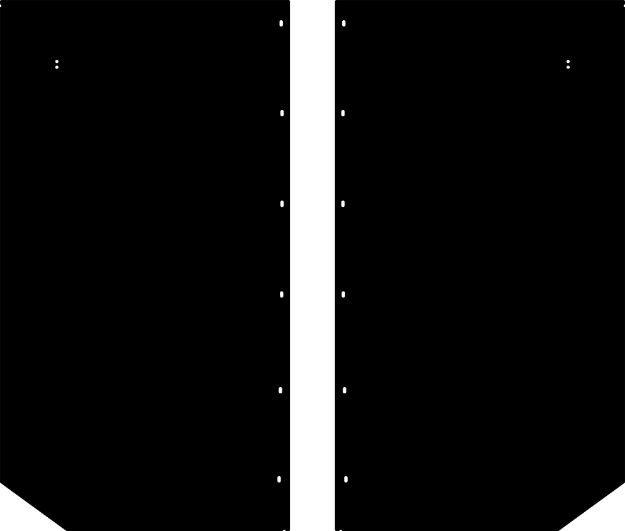 Picture of 1932 Ford Truck AcoustiShield Cowl Side Panel Set Leather Grain ABS with Binding Tape