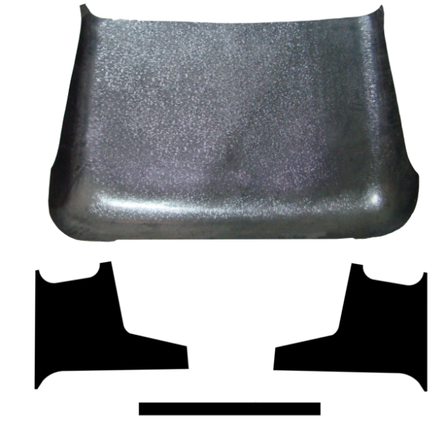 Picture of 1935-1936 Ford Truck QuietRide AcoustiShield Molded Headliner Kit with Rear Quarter Panels and Installation Accessories