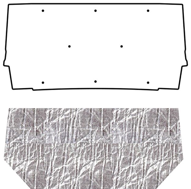 Picture of 1952-1954 Ford AcoustiHood Under-Hood Insulation and Sound Barrier Kit by QuietRide Solutions