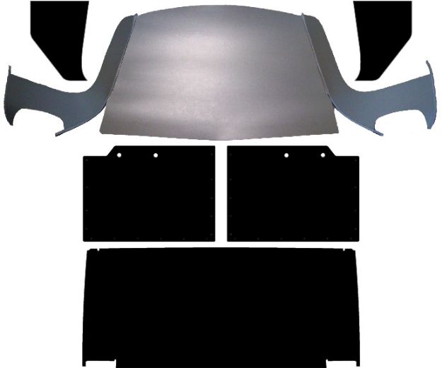 Picture of 1953-1955 Ford Truck QuietRide AcoustiTrunk Sound & Heat Barrier Kit