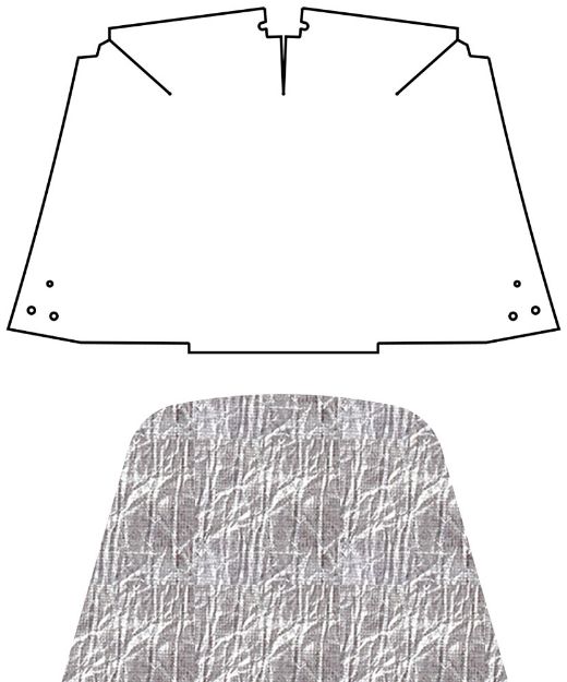 Picture of 1953-1956 Ford F-100/250/350 AcoustiHood Under-Hood Insulation & Sound Barrier Kit by QuietRide Solutions