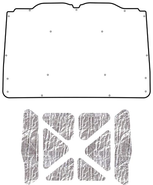 Picture of 1959 Ford Car AcoustiTrunk Compartment Sound & Heat Barrier Kit by QuietRide Solutions