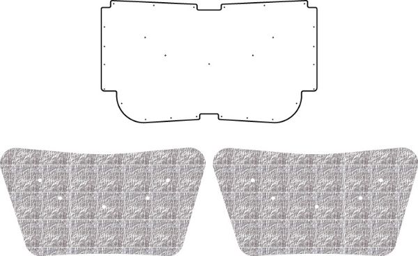 Picture of 1973-1979 Ford F-100 AcoustiHood Under-Hood Insulation & Sound Barrier Kit by QuietRide Solutions