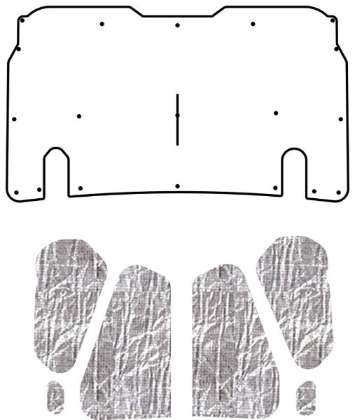 Picture of 1990-1994 Ford Explorer QuietRide Solutions AcoustiHood Under Hood Cover Kit