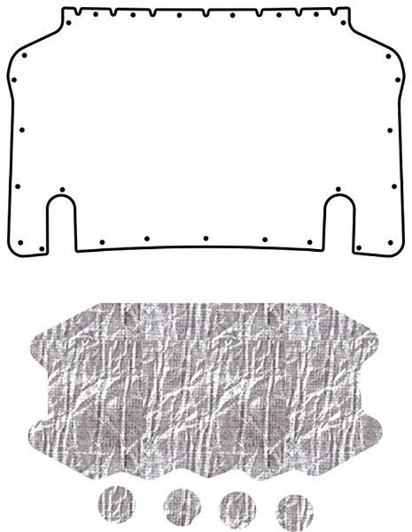 Picture of 1998-2003 Ford Ranger Truck QuietRide Solutions AcoustiHood Under Hood Cover Kit