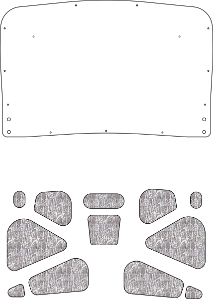 Picture of 1965 Pontiac GTO AcoustiTrunk Compartment Sound & Heat Barrier Kit by QuietRide Solutions