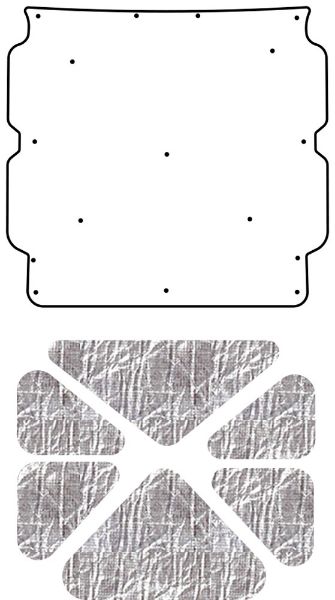 Picture of 1969 Oldsmobile A-Body AcoustiHood Under-Hood Insulation and Sound Barrier Kit