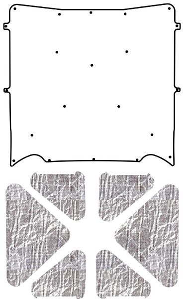 Picture of 1971-1972 Pontiac A-Body AcoustiHood Under-Hood Insulation and Sound Barrier Kit by QuietRide Solutions