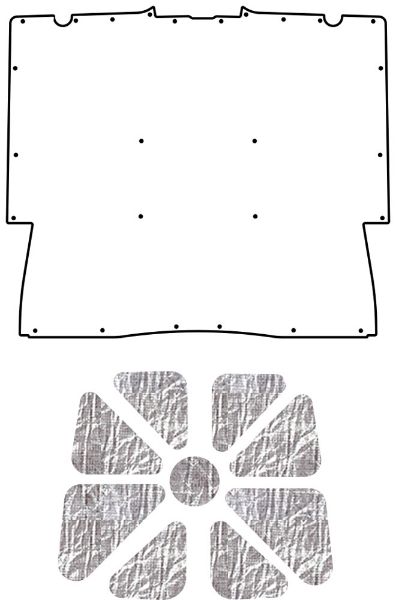 Picture of 1973-1977 Monte Carlo AcoustiHood Under-Hood Insulation & Sound Barrier Kit
