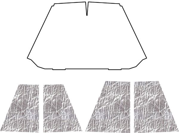 Picture of 1947-1954 GMC Truck AcoustiHood Under-Hood Insulation and Sound Barrier Kit