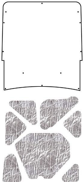 Picture of 1967 Pontiac F-Body AcoustiHood Under-Hood Insulation & Sound Barrier Kit