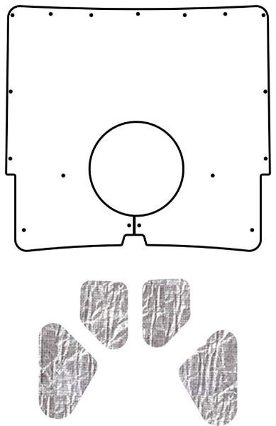 Picture of 1967-1969 Chevrolet Camaro AcoustiHood Under-Hood Insulation & Sound Barrier Kit