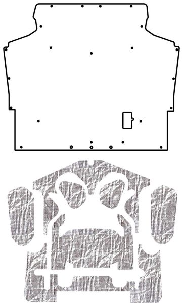 Picture of 1970-1974 Chevrolet Camaro AcoustiHood Under-Hood Insulation and Sound Barrier Kit