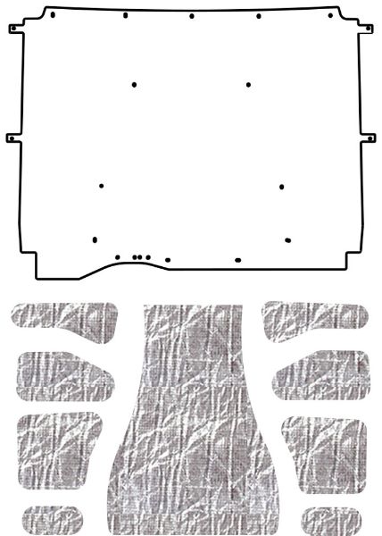 Picture of 1982-1992 Chevrolet Camaro F-Body AcoustiHood Under-Hood Insulation and Sound Barrier Kit